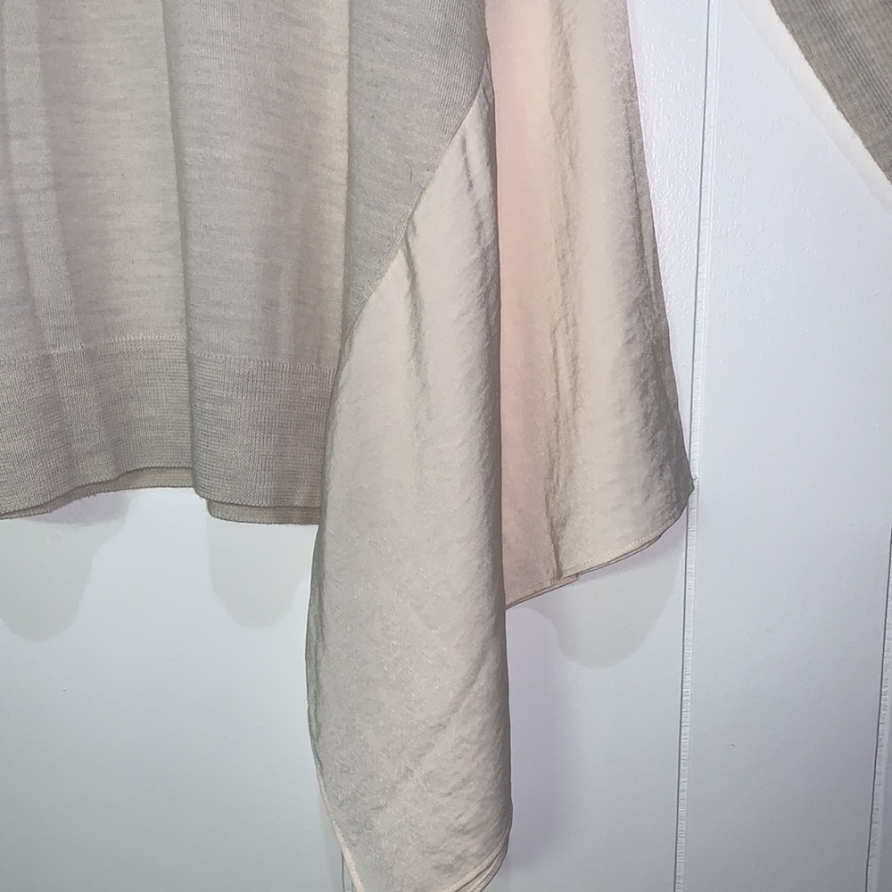 All Saints Alda asymmetrical turtle neck sweater. 100% merino wool. - Picture 9 of 11